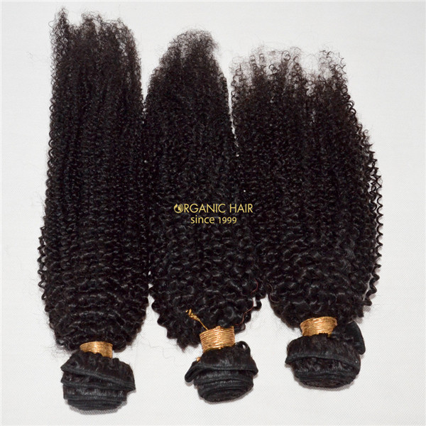 Cheap afro kinky curly human hair extensions for UK market black women 